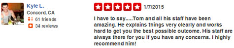 concord personal injury lawyer Yelp review